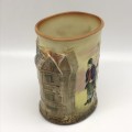 Royal Doulton `Dickens` Relief Spill Vase/Brush Pot