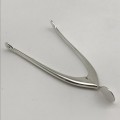 Unusual Solid Silver `Wishbone` Sugar Tongs