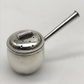 Victorian Miniature Silver `Saucepan` Pepperette (1894)