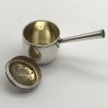 Victorian Miniature Silver `Saucepan` Pepperette (1894)