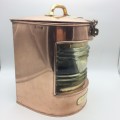 Lovely Vintage Copper & Brass `HEKLICHT` Ships Lantern (MIRALDA)