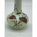 Antique Hand Painted Opaline Glass Scent Bottle