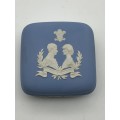 Blue `Wedgwood` Jasperware Box (Royal Wedding)