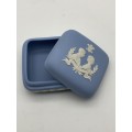 Blue `Wedgwood` Jasperware Box (Royal Wedding)