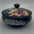 Early Moorcroft `Orchids` Bowl & Cover (C.1930/40`s)