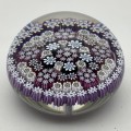 Vintage `Peter McDougall` (PMcD) Glass Paperweight (Signed)