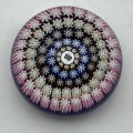 Vintage `Perthshire` (Millefiori & Butterfly) Glass Paperweight (Signed)