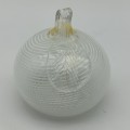 Vintage Murano `Apple` Art Glass Paperweight/Ornament