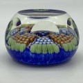 Vintage `Perthshire` (Millefiori) Glass Paperweight (Signed)