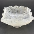 Early `Murano Lattice` Art Glass Finger Bowl (Salviati)
