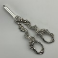 Antique Silver-Plated Grape Scissors