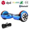 6.5 inch Hoverboard Self Balance Scooter with Led Lights & Bluetooth Red, pink and blue