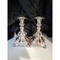 SILVER  CANDLEHOLDERS