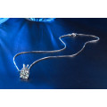 EXCUISITE!! Necklace With Handcrafted Simulated Diamond