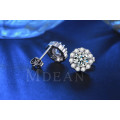 Silver Earings for women With Simulated Diamond