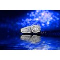 White Gold Filled 1.2ct Simulated Diamond Ring Size 9 US