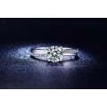 1.00ct Simulated Diamond White Gold Filled Ring