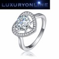 FANTASTIC!! 2.00ct Handcrafted Simulated Diamond Engagement Ring Size 6; Size 7 US