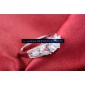 AMAZING!!  2ct Simulated Diamond White Gold Filled Engagement Ring Size 6; 7 US