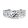 AMAZING!!  2ct Simulated Diamond White Gold Filled Engagement Ring Size 6; 7 US
