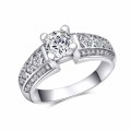 RAVISHING!! 2.00ct Hand Crafted Simulated Diamond Engagement Ring Size 7 US