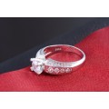 RAVISHING!! 2.00ct Hand Crafted Simulated Diamond Engagement Ring Size 7 US