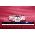 White Gold Filled 1.38ct Simulated Diamond Ring