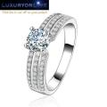 White Gold Filled 1.38ct Simulated Diamond Ring