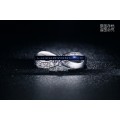ASTONISHING!! Infinity Ring With 9  2.48ct Simulated Diamonds Size 6; 9 US