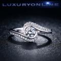 GORGEOUS!! Ring  With 31 Simulated Diamonds Size 8 US