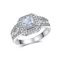 CAPTIVATING! Hand Crafted 1,25ct Simulated Diamond Ring Size 7 US