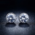 GORGEOUS! Simulated Diamond Crown Earrings