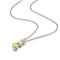 IMPRESSIVE!  Necklace With Simulated Yellow Diamonds