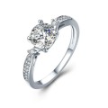AMAZING! Ring With S0,75ct imulated Diamonds Size 7; 8; 9 US