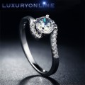 AMAZING! Hand Crafted Ring With 19 Simulated Diamonds Size 6; 7; 8; 9 US