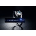 AMAZING! Hand Crafted Ring With 19 Simulated Diamonds Size 6; 7; 8; 9 US