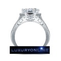 EXCELLENT! 1.38ct  Simulated Diamond Ring Size 7; 9 US