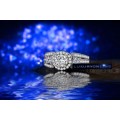 GORGEOUS!! 1.2ct Simulated Diamond Ring Size 7 US