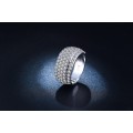 EXQUISITE! 0,75ct Simulated Diamond Ring Size 6; 7 US