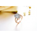 SUPURB! Tocean Ring With 2,00ct  Simulated Diamonds Size 6; 7; 8; 9 US