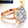 SUPURB! Tocean Ring With 2,00ct  Simulated Diamonds Size 6; 7; 8; 9 US