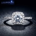 LOVELY! Ring With 27 1,75ct  Hand Crafted Simulated Diamonds Size 6; 7; 8; 9 US