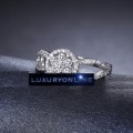 DAZZLING! Hand Crafted 1,38ct Simulated Diamond Ring Size 6; 7 US