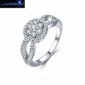 DAZZLING! Hand Crafted 1,38ct Simulated Diamond Ring Size 6; 7 US