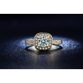 LOVELY! Ring With 27 1,75ct  Hand Crafted Simulated Diamonds Size 6; 7; 9 US