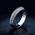 EXQUISITE! 0,75 Carat Simulated Diamond Ring Size 7; 9 US