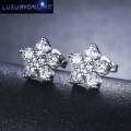 GORGEOUS! Simulated Diamond Stud Star Earrings