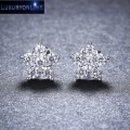 GORGEOUS! Simulated Diamond Stud Star Earrings