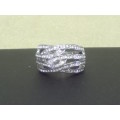 CAPTIVATING! Ring With 1,75 Carrot Hand Crafted Simulated Diamonds Size 7; 8; 9 US