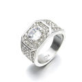 EXQUISITE! 1,75 Carat Simulated Diamond Ring Size 9 US